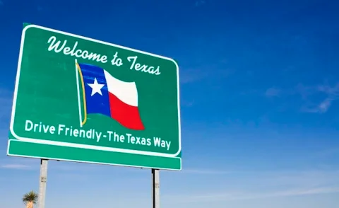 Texas State Sign